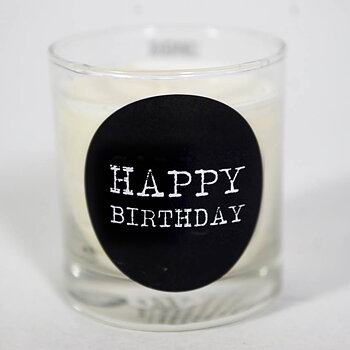 Doftljus "Happy birthday"