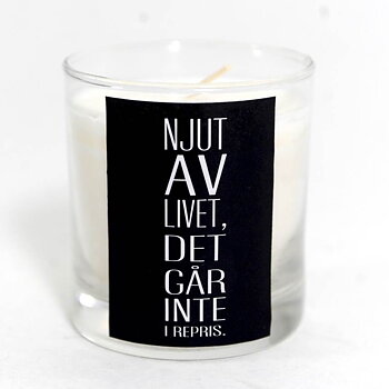 Doftljus "Njut av livet"