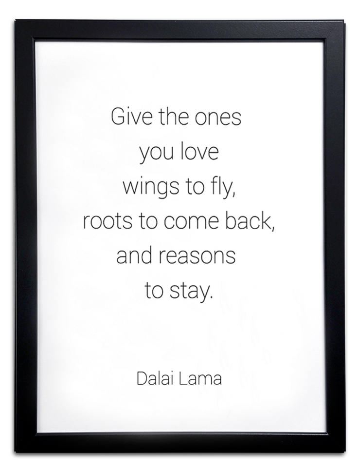 Poster i ram "Dalai Lama"