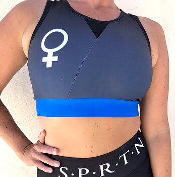 Sports bra WOMAN Blue