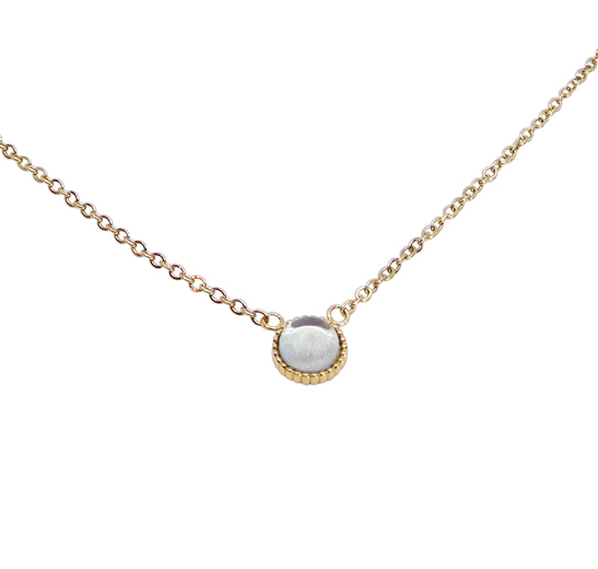 PILA NECKLACE GOLDEN CLEAR - 2