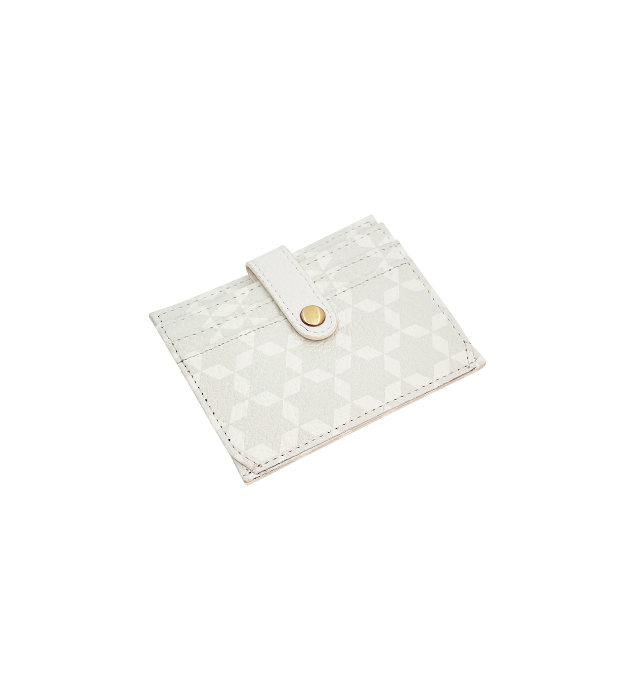 STILE CARD HOLDER STAR BEIGY WHITE