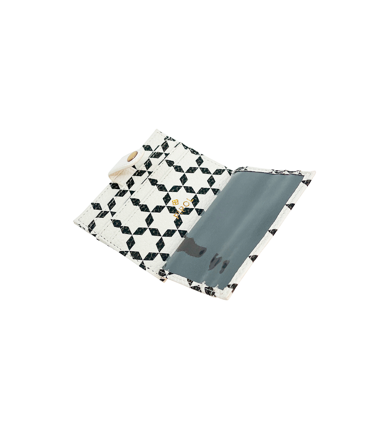 STILE CARD HOLDER STAR BEIGY BLACK