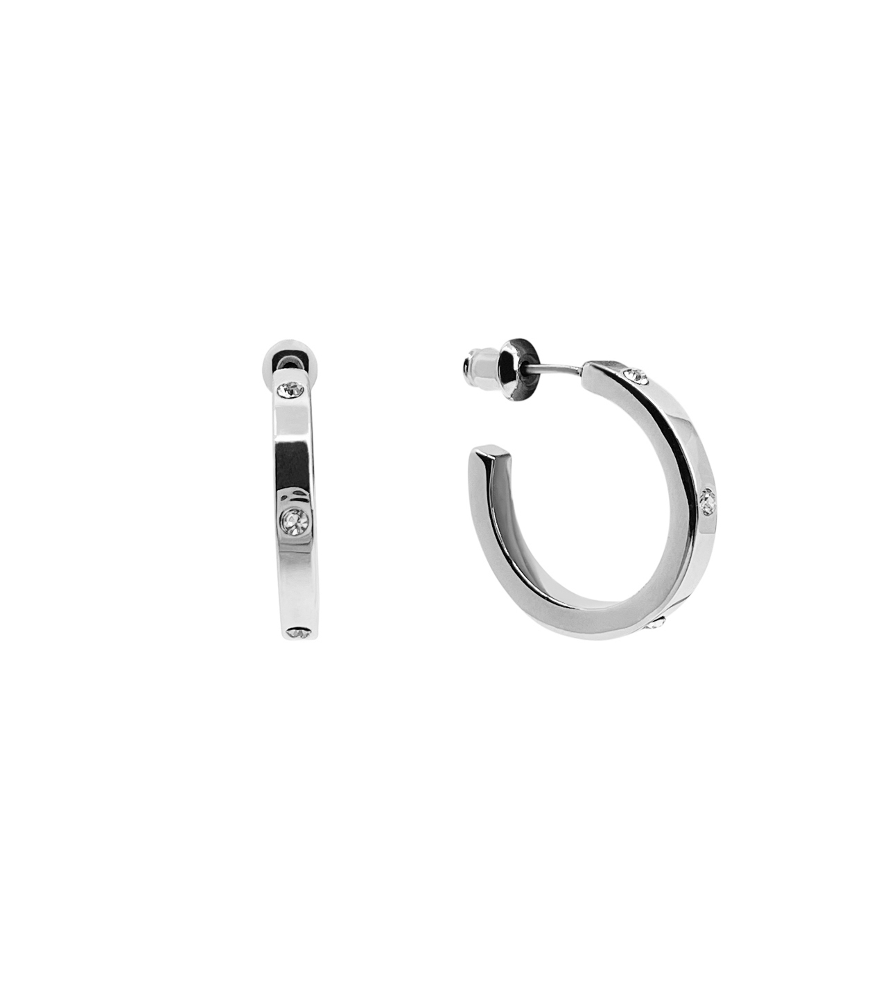 VIDA CREOLE EARRING SILVER