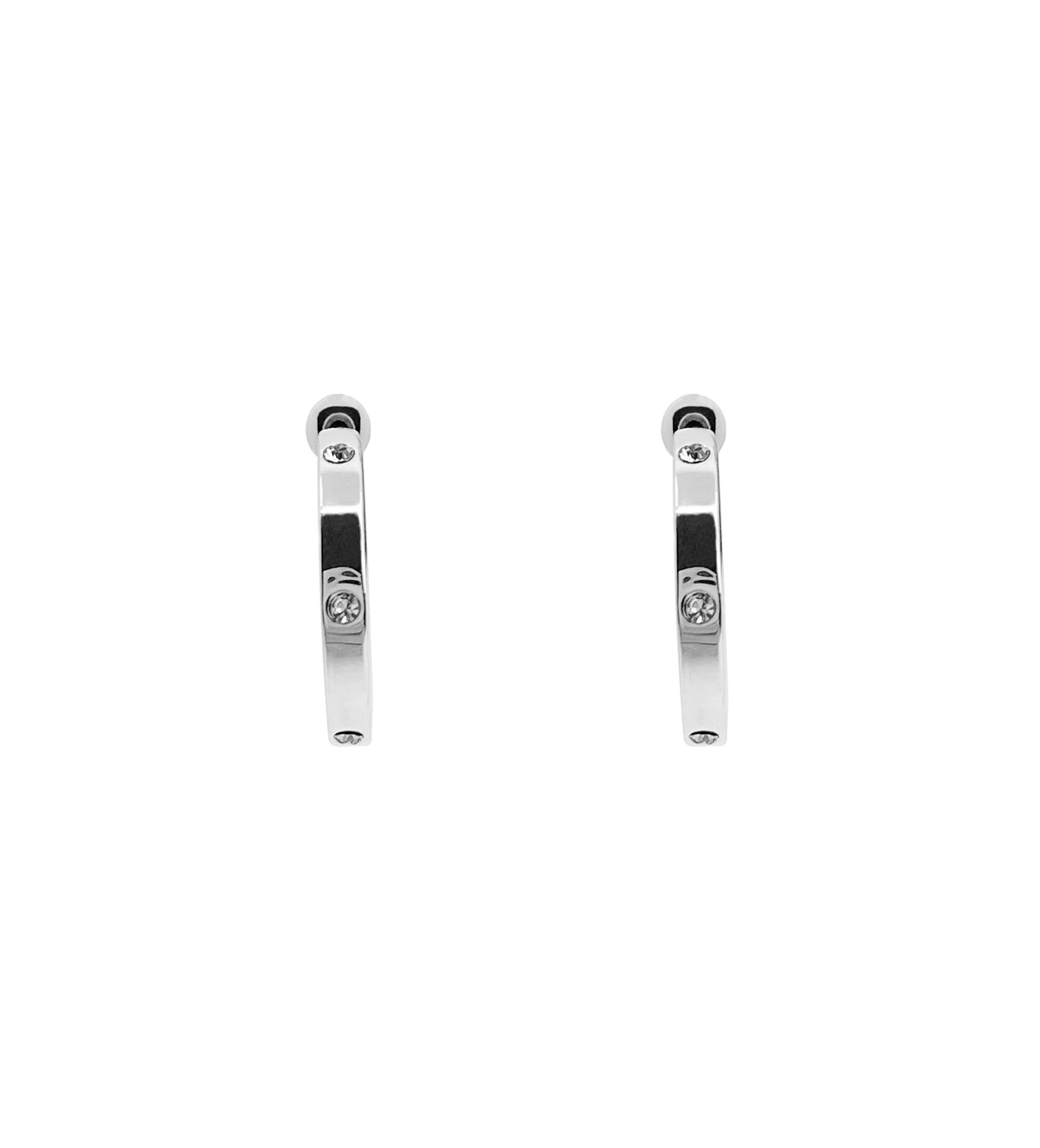 VIDA CREOLE EARRING SILVER - 2