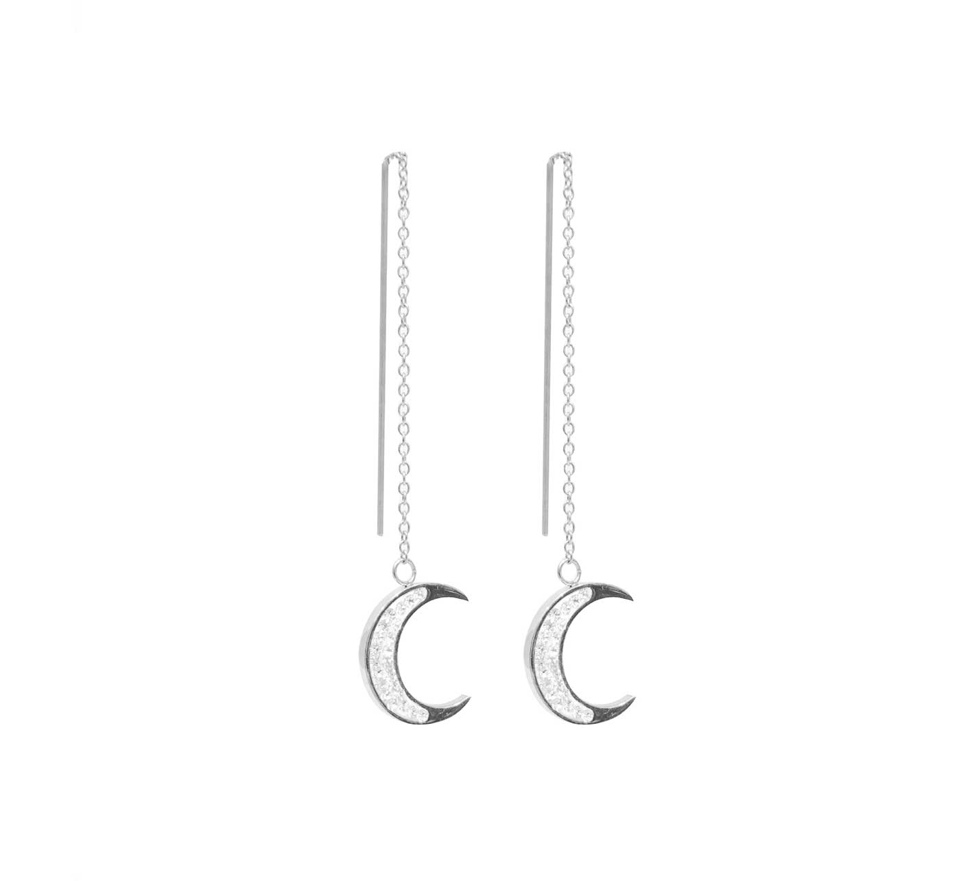 LUNA STRING EAR SILVER
