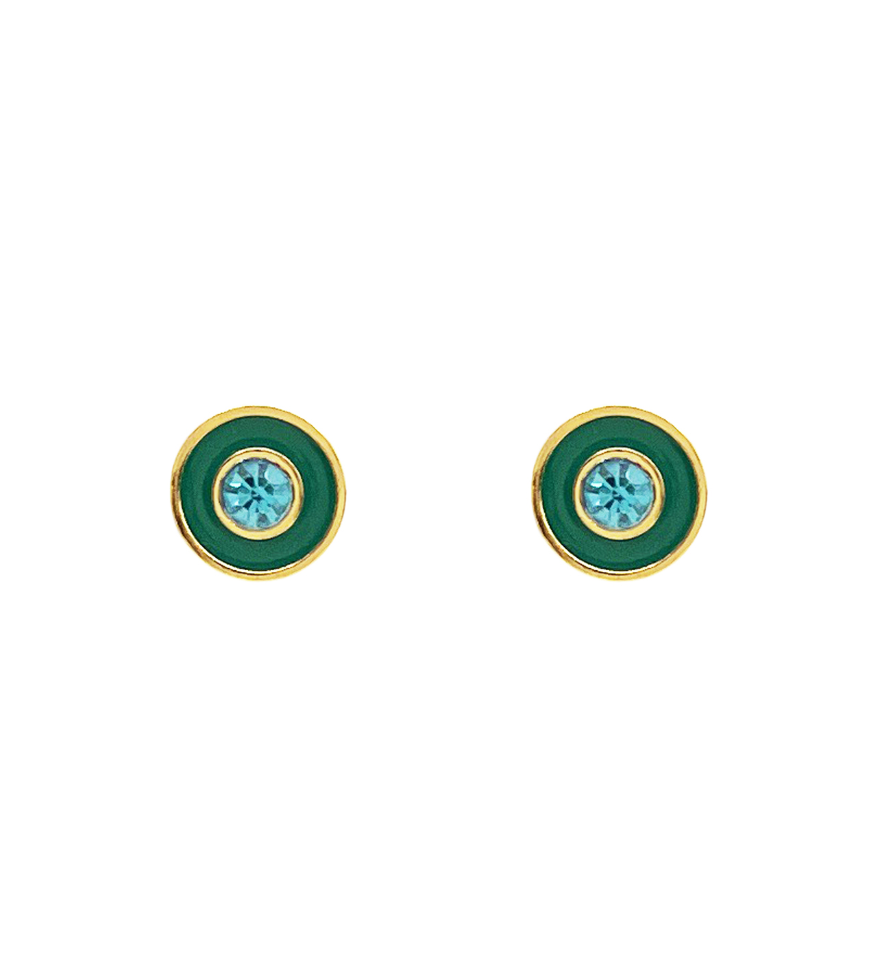 ENYA STUD GREEN - 2