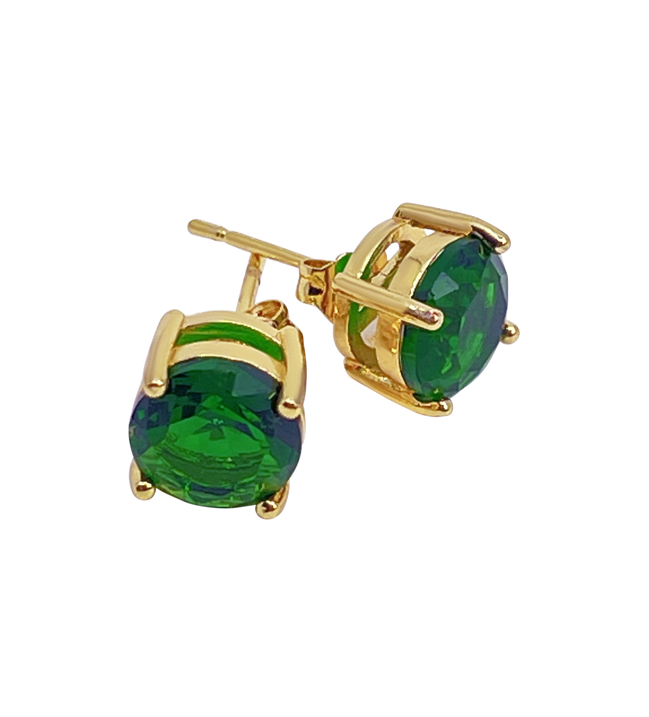 BELOVED EAR SMALL EMERALD GREEN