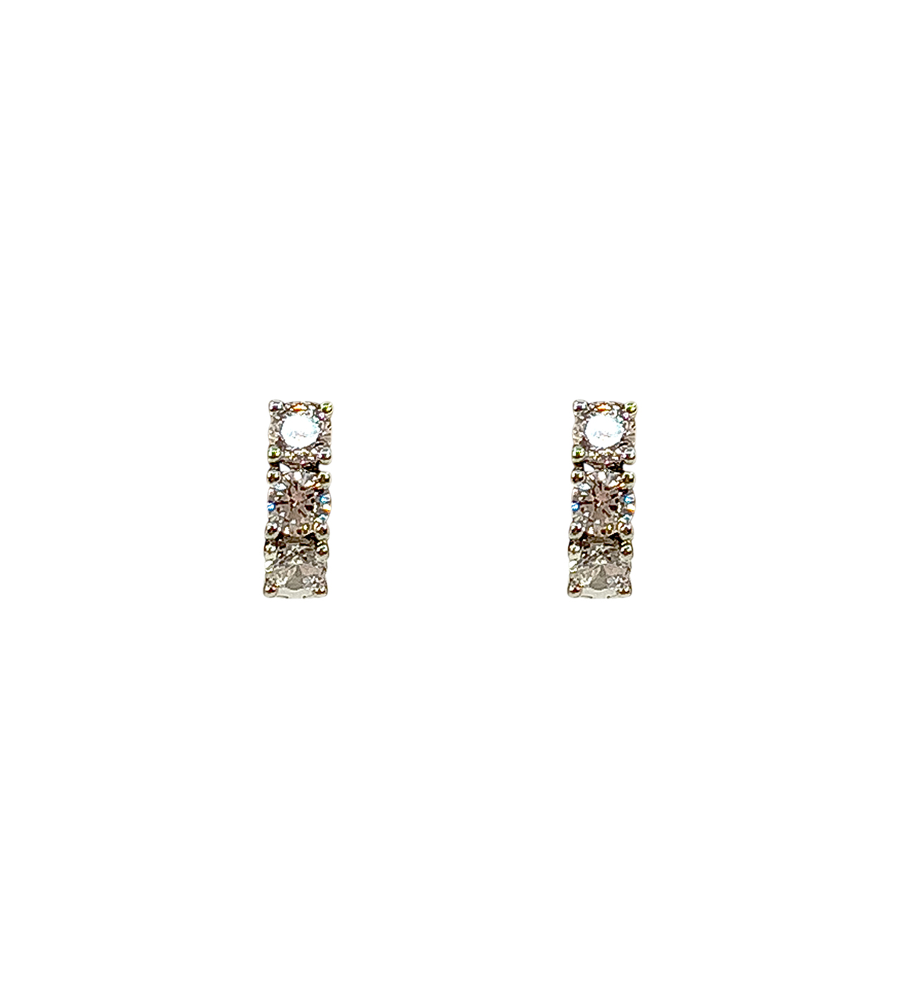 CARISSA CHRYSTAL EARRING SILVERY CLEAR