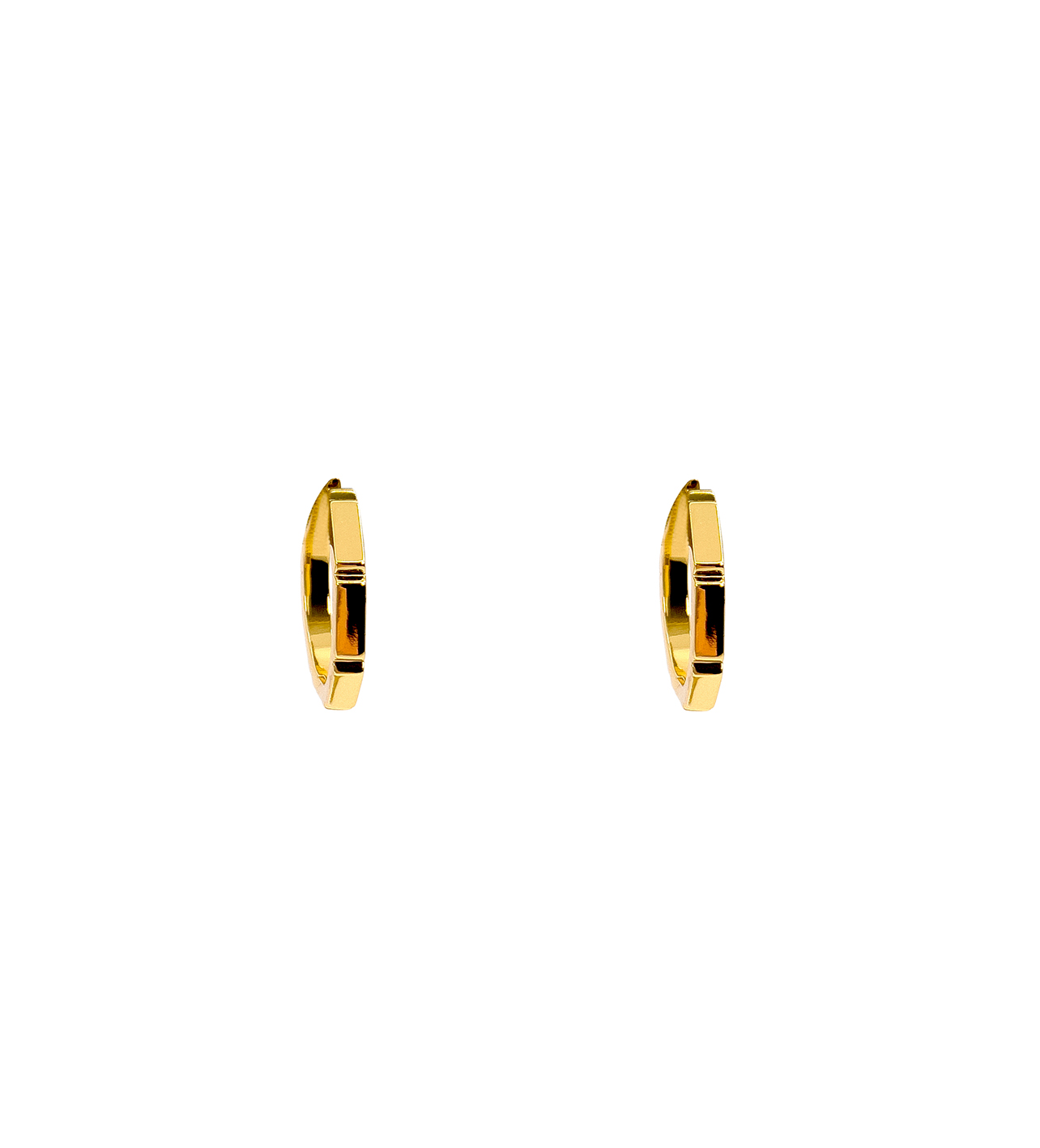 MILLI HOOP EARRING GOLD - 2