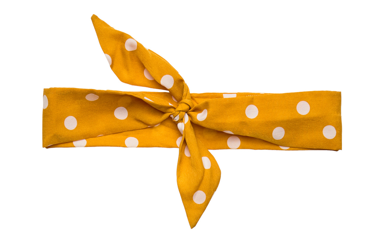 VIVA SCARF POLKA DOT YELLOW - 2