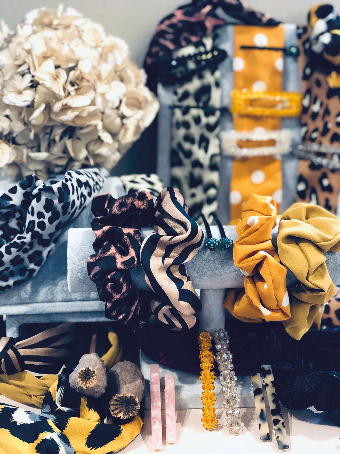 VIVA SCARF POLKA DOT YELLOW - 6