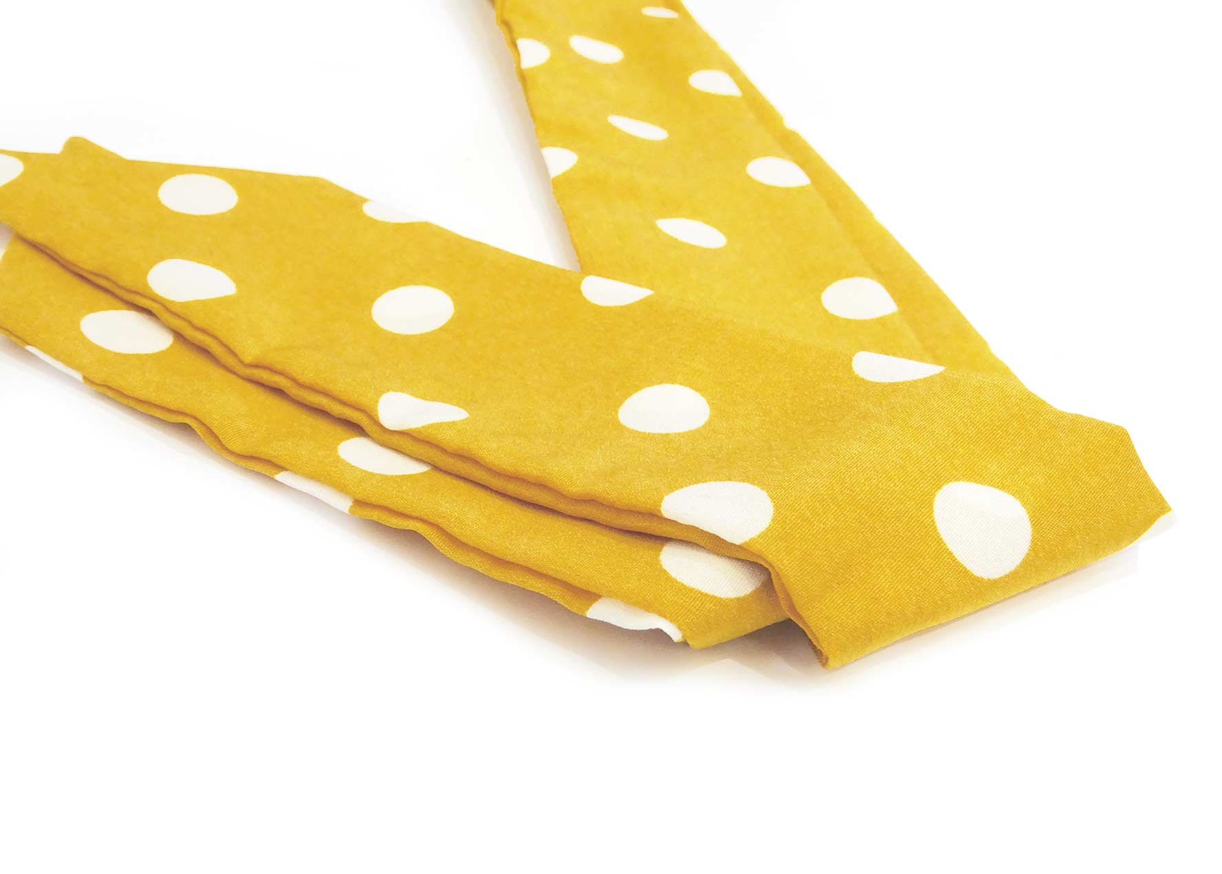 VIVA SCARF POLKA DOT YELLOW - 3