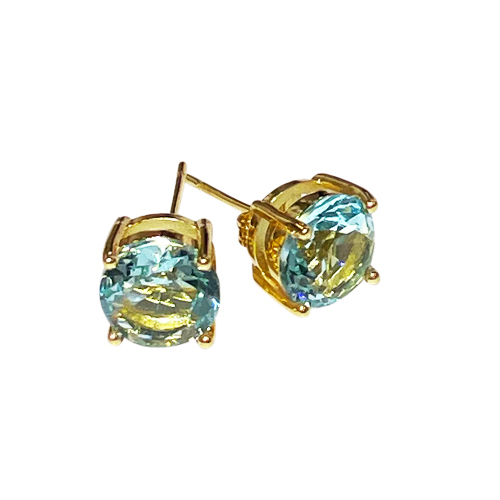 BELOVED EAR SMALL AQUAMARINE
