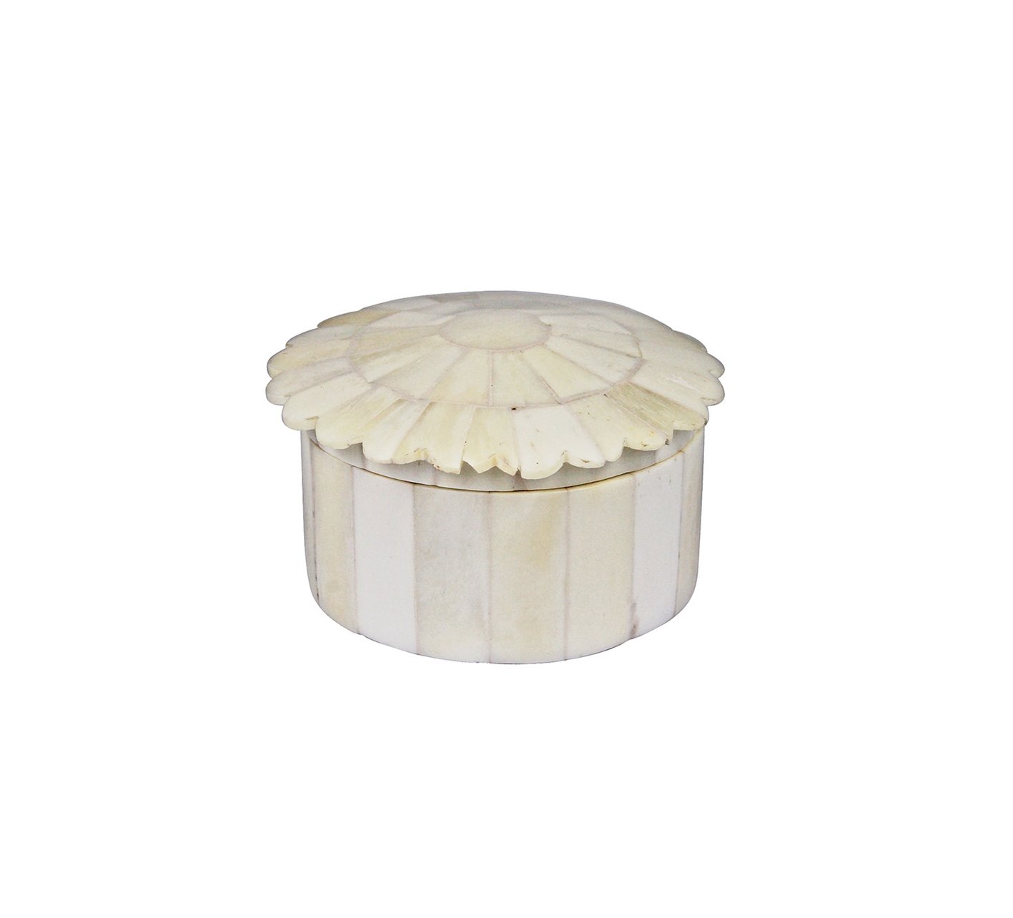 FINING ROUND BOX WHITE