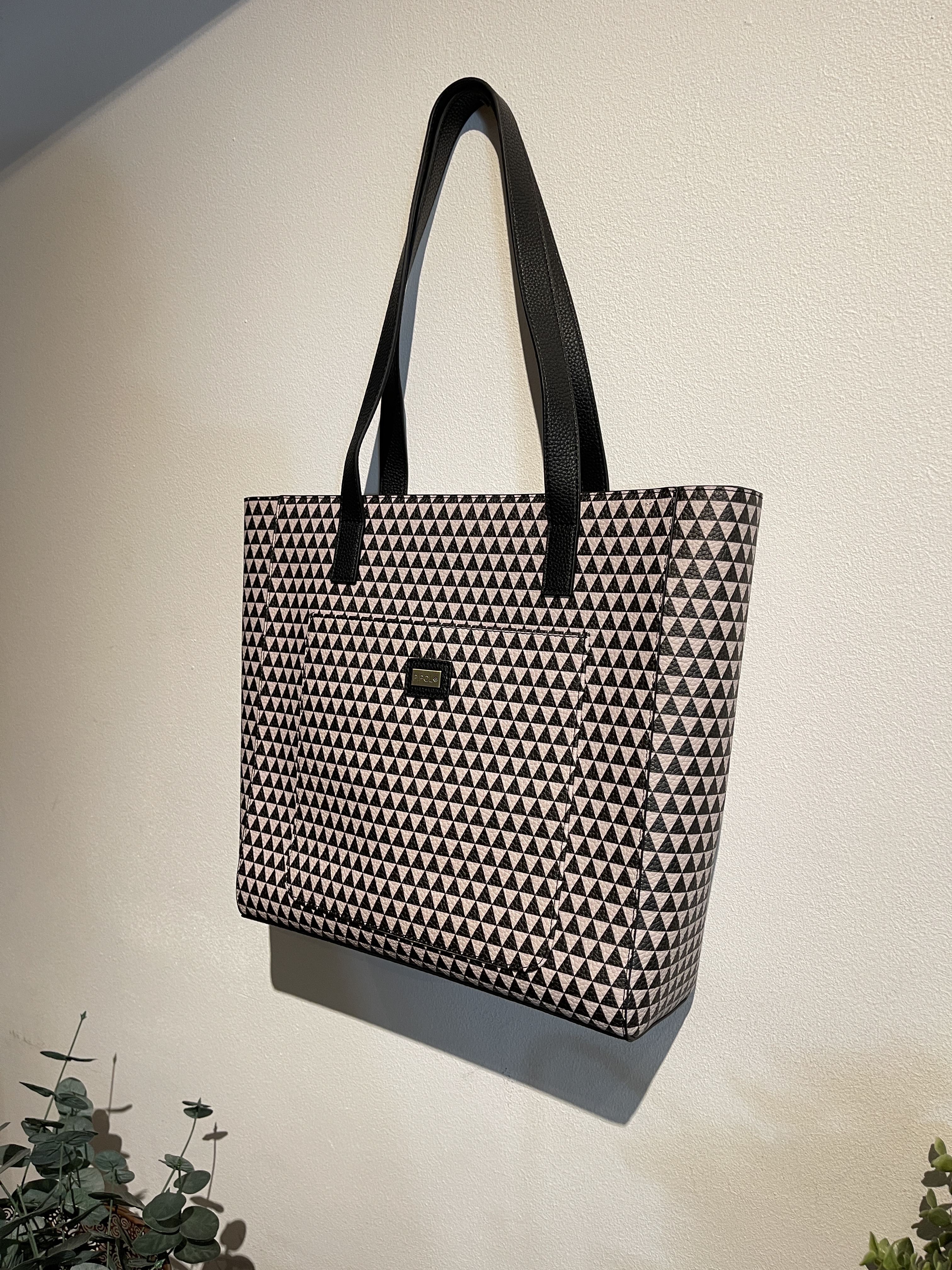 ALLY TOTE BAG TRIP BLACK & WHITE - 4