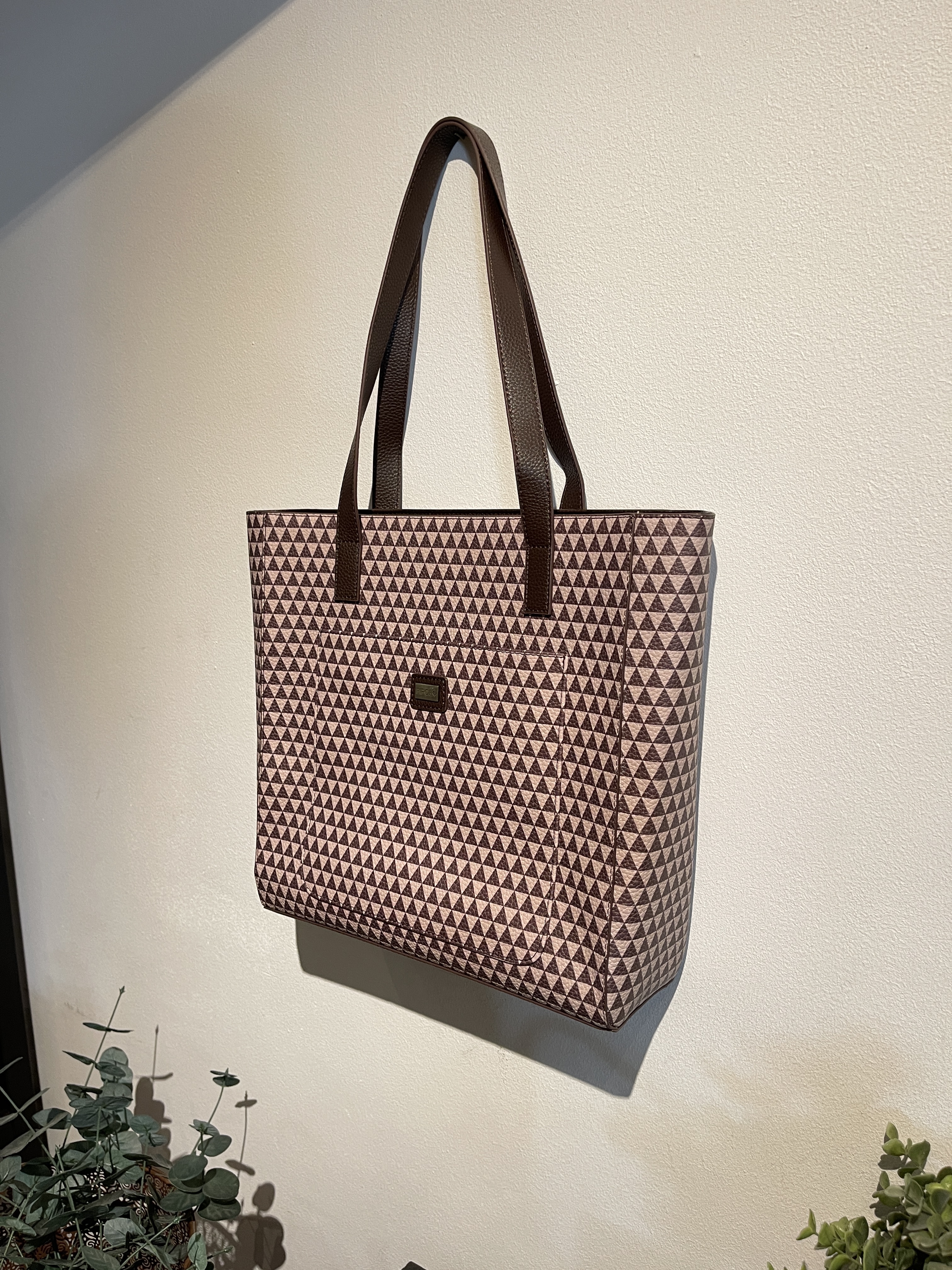 ALLY TOTE BAG TRIP BROWN - 4