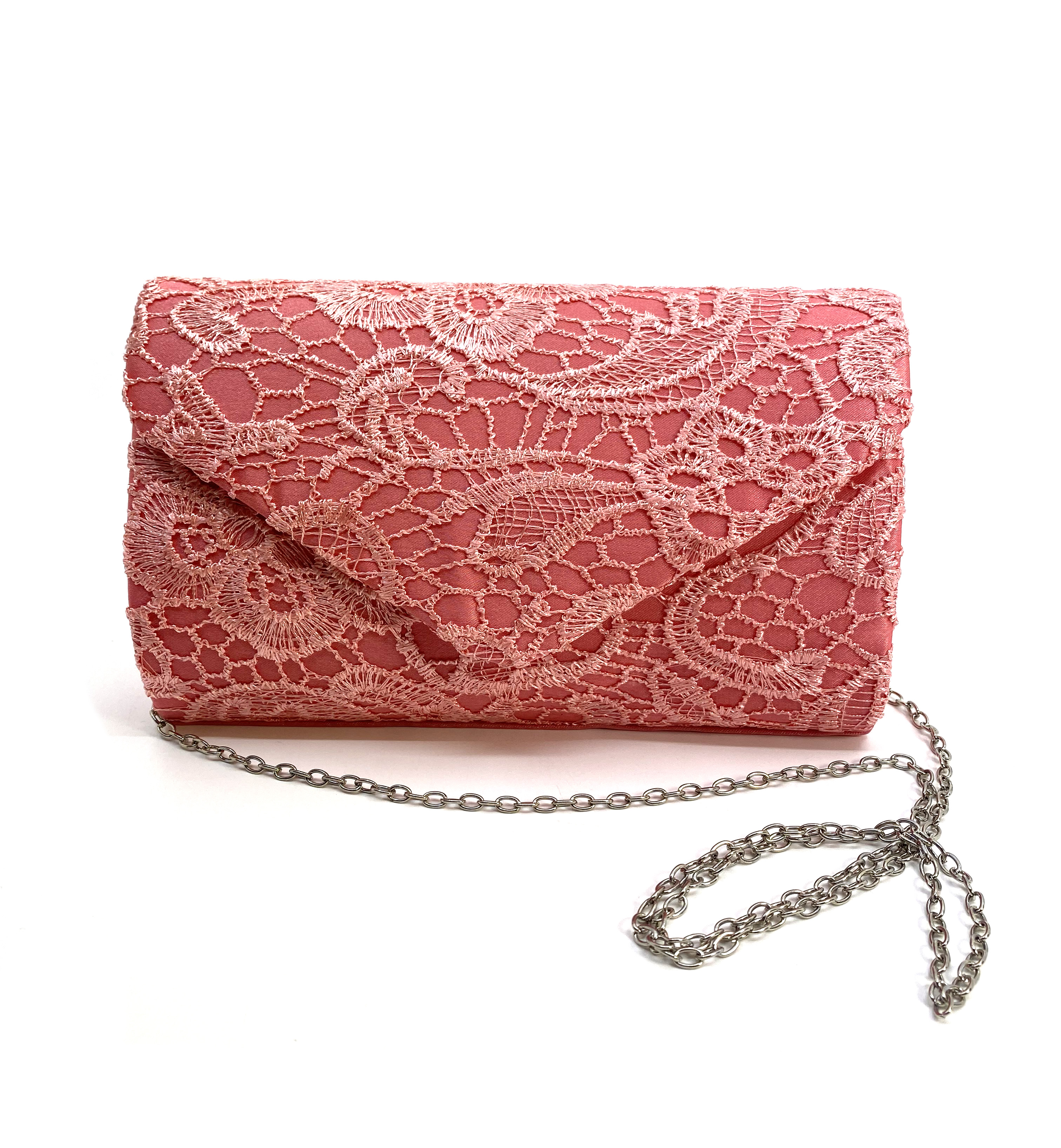 LAILA LACE CLUTCH PINK