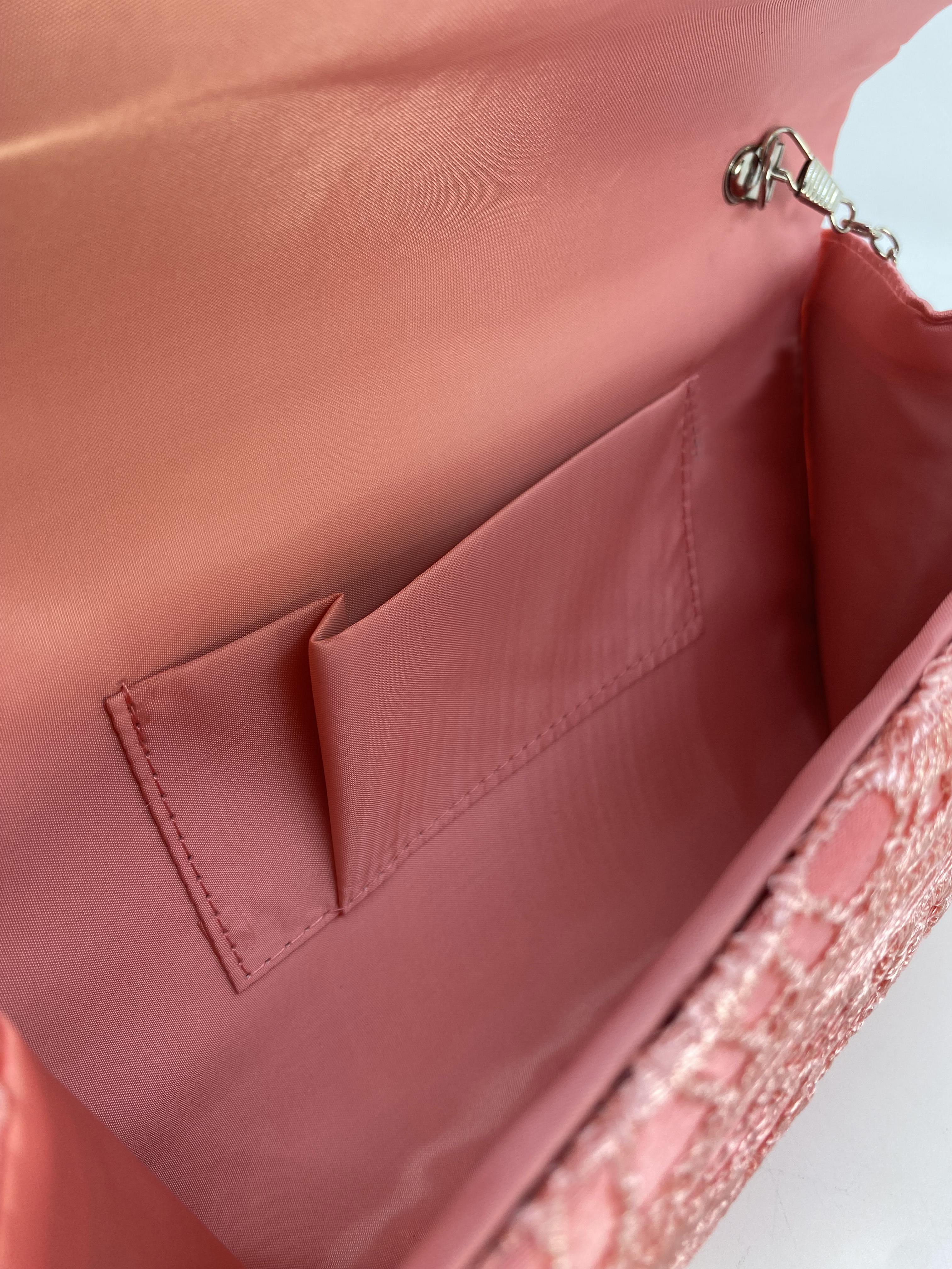 LAILA LACE CLUTCH PINK - 4