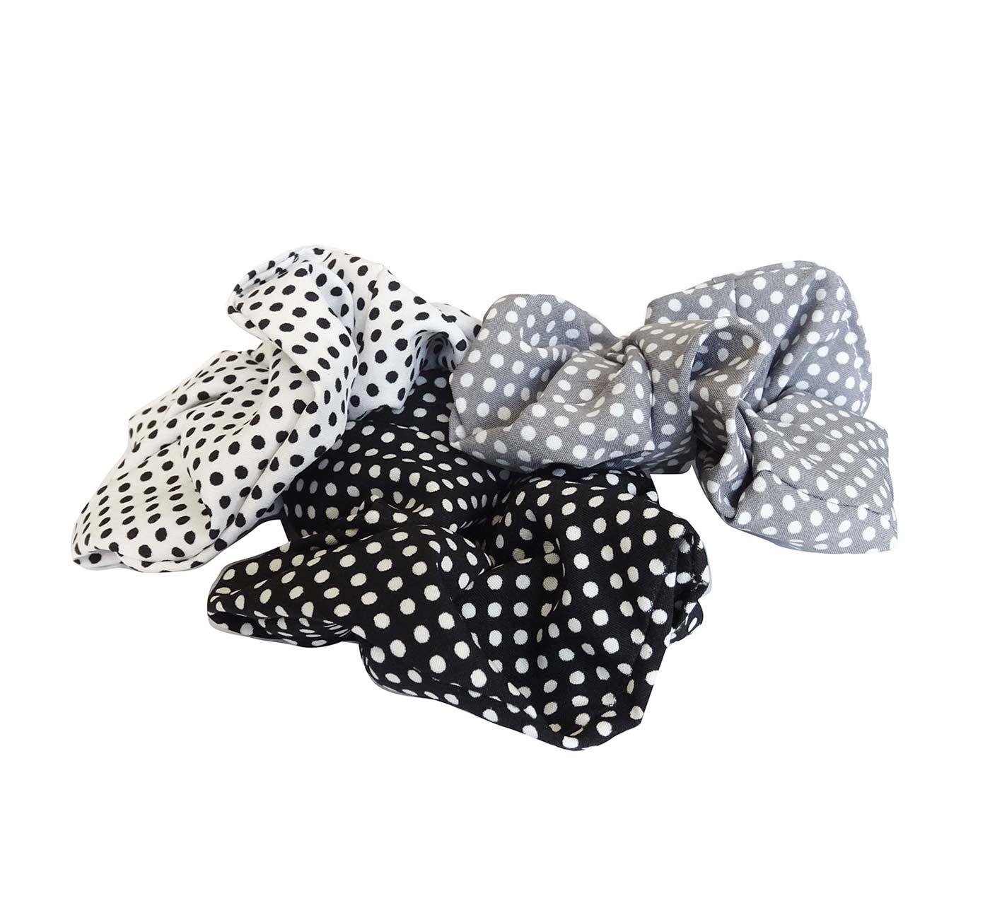 LAINE SCRUNCHY SET 3 pcs MINIDOT BW