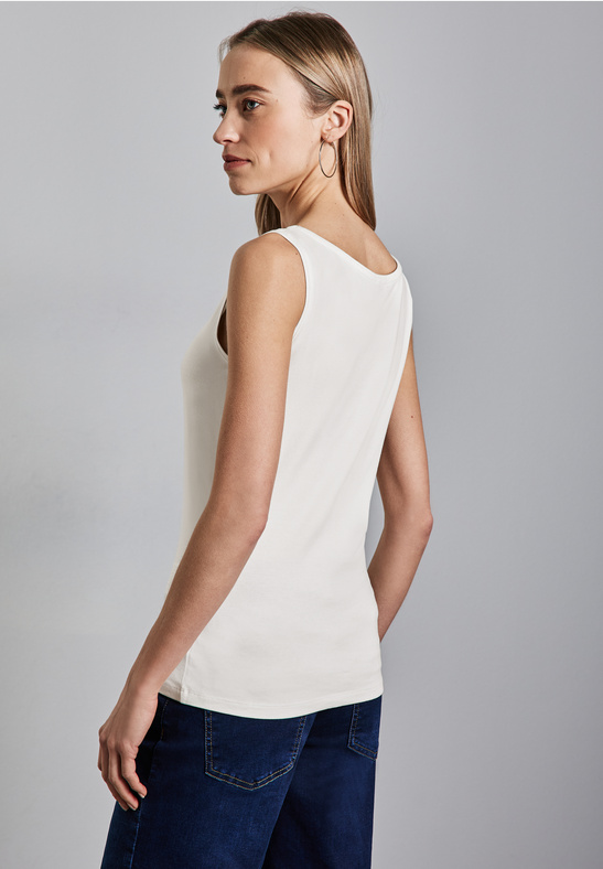 QR Anni Basic Top - White - Street One
