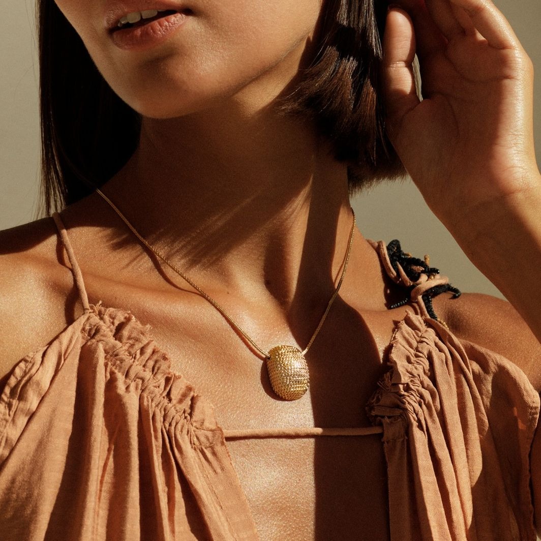 Amarillo Necklace L Gold - Edblad