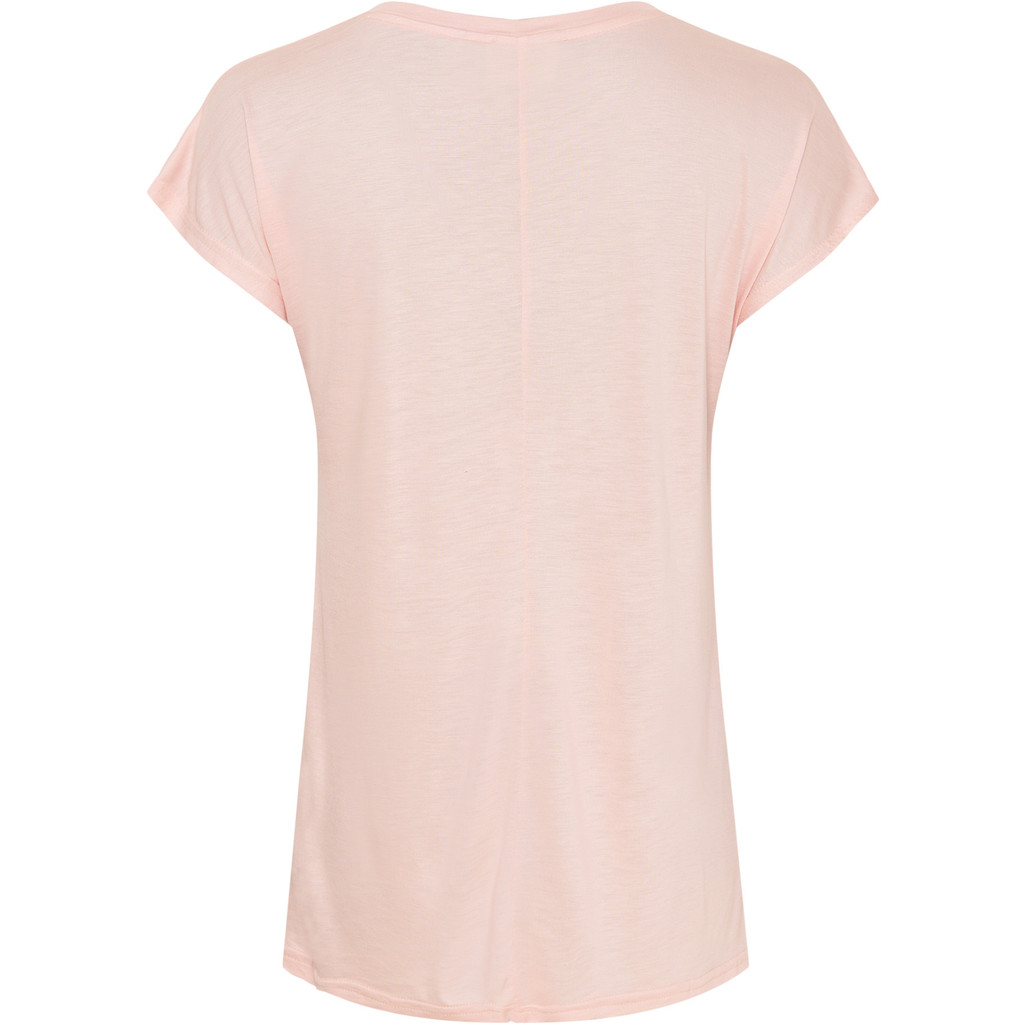 Nugga V-Neck T-Shirt - Soft Rose - Isay