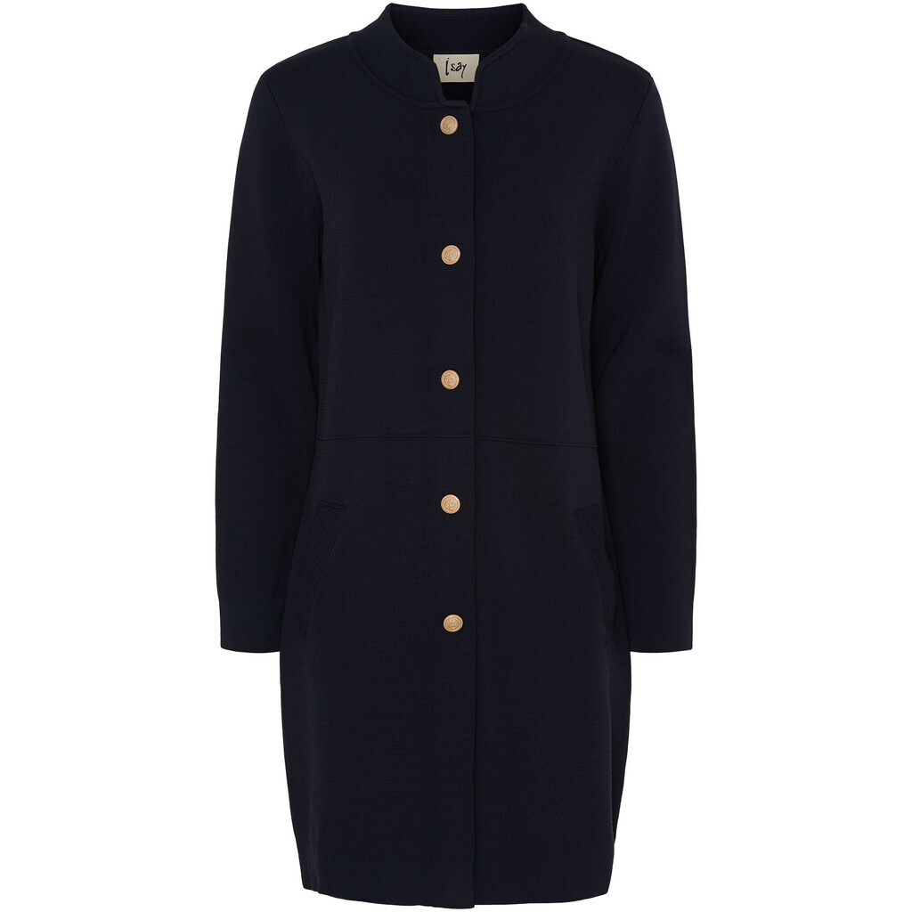Jena Button Cardigan - Navy - Isay