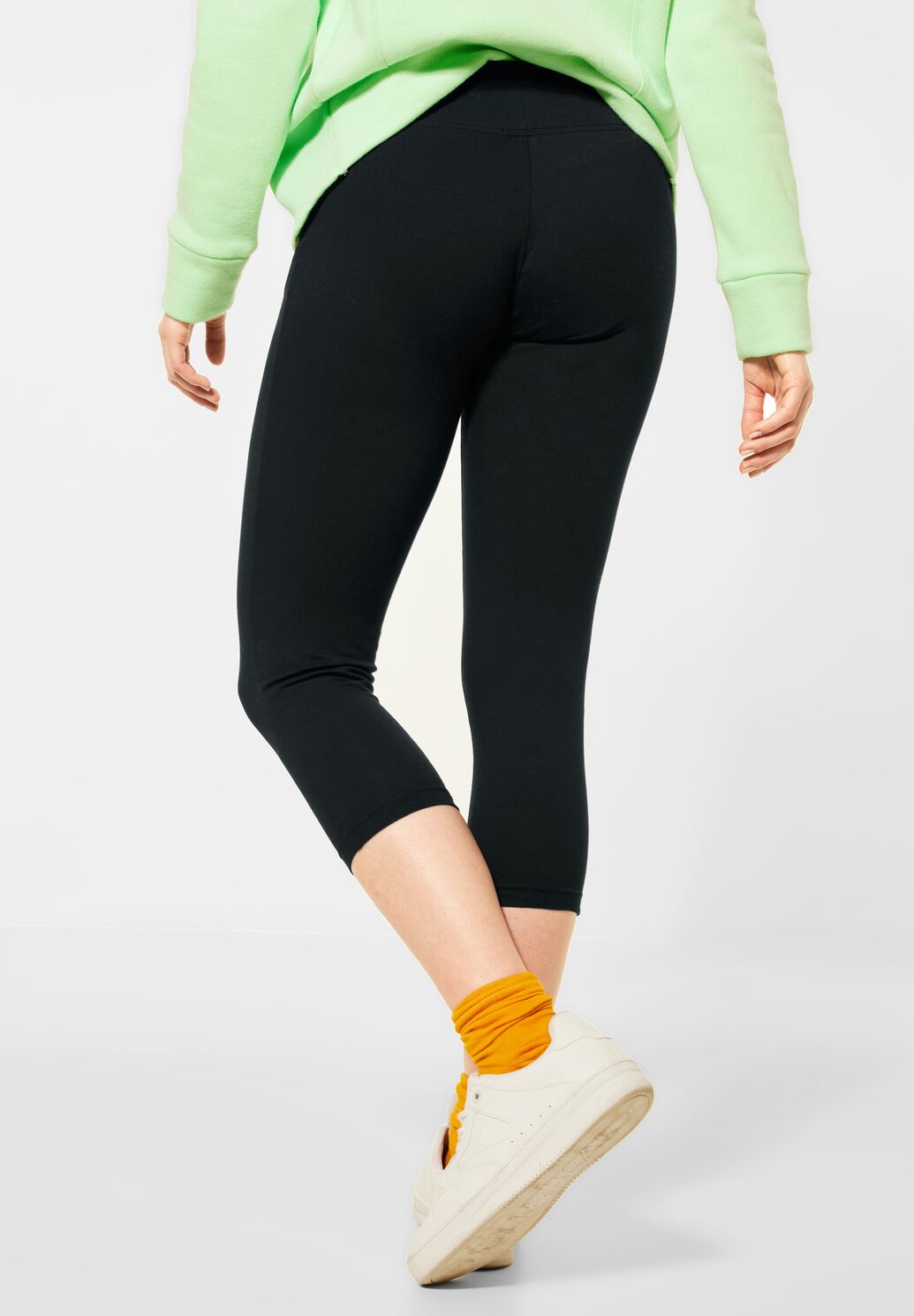TOS Leggings 7cm Cuff 54cm Black - Cecil
