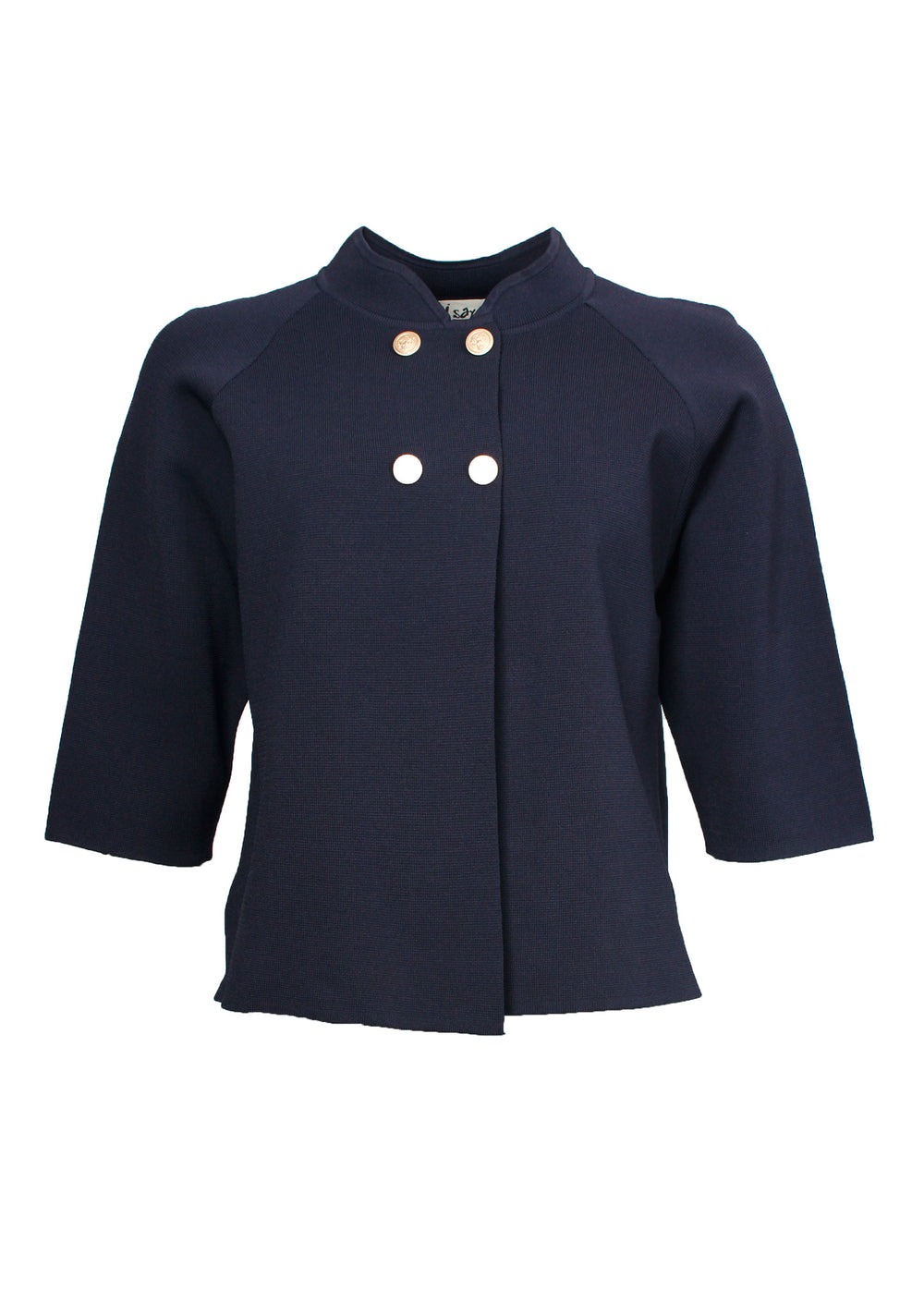 Jena Poncho Blouse - Navy - Isay