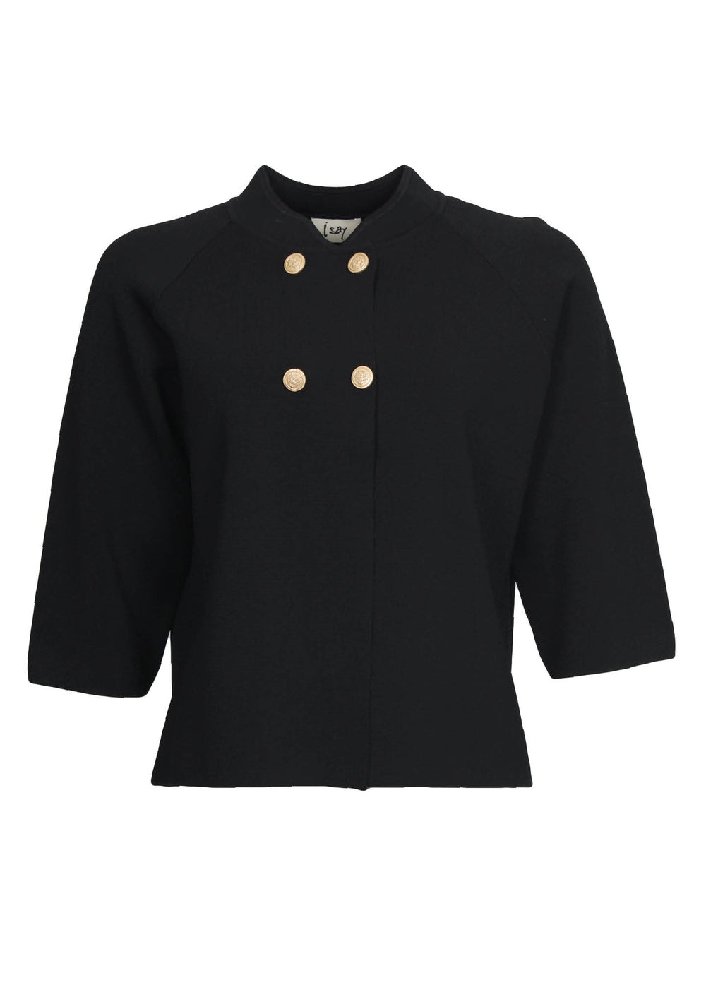 Jena Poncho Blouse - Black - Isay - 3