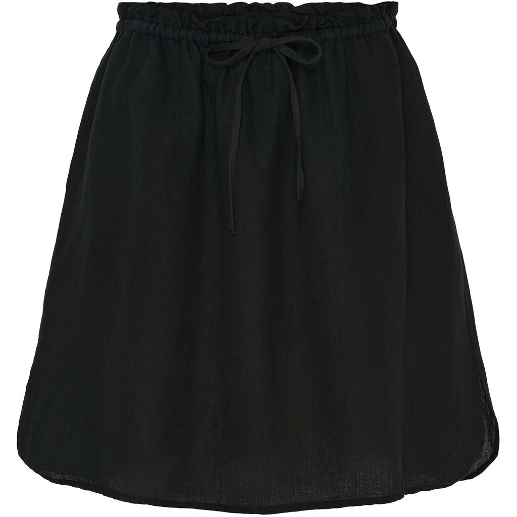 Daisie Linen Skirt - Black - Isay