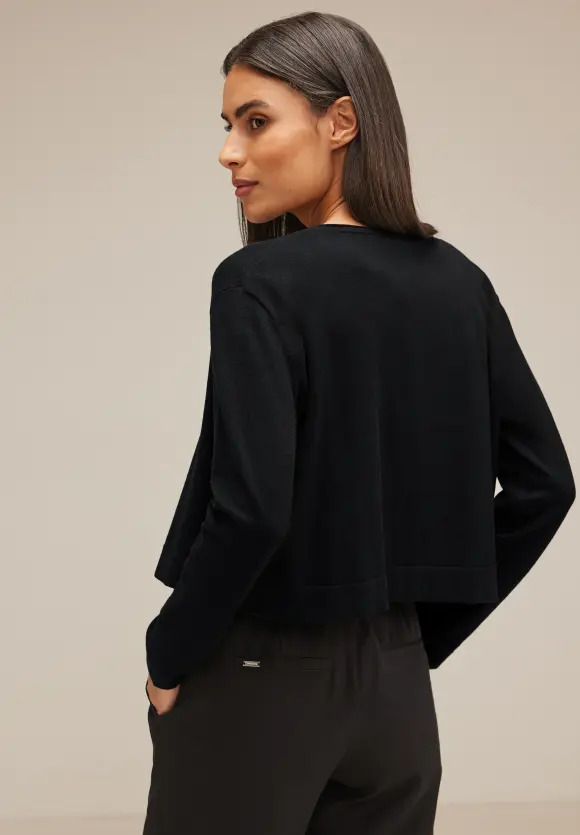 LTD QR Short Cardigan - Black - Street One