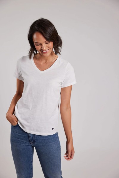 Classic Tee - White - Sebago
