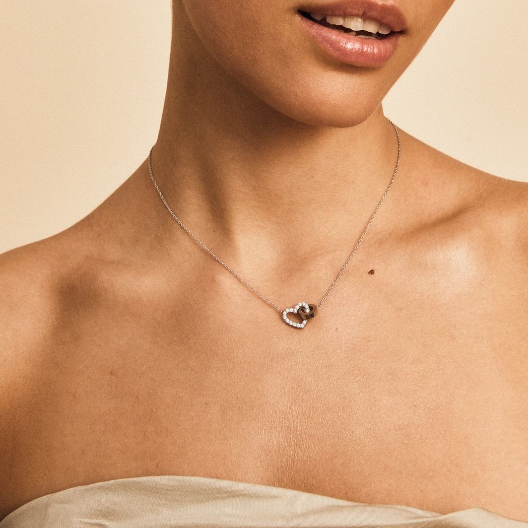 Eternal Heart Necklace Steel - Edblad