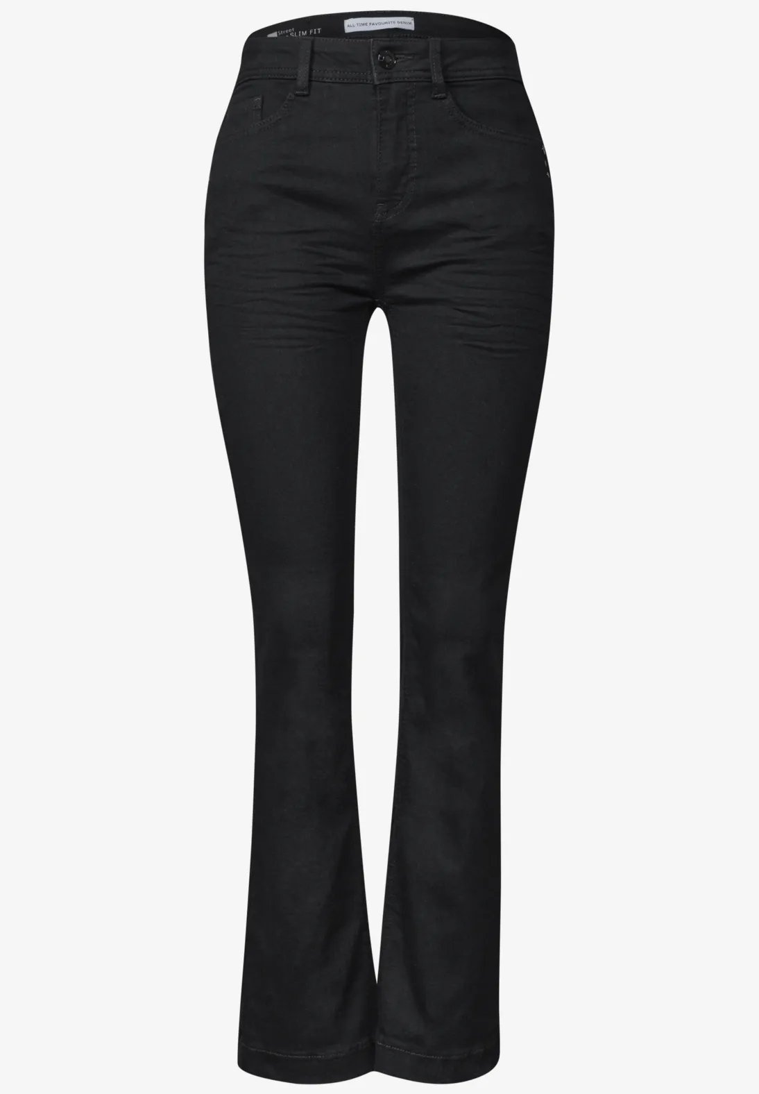 QR Blaire Bootcut HW, L.30 - Black - Street One - 4