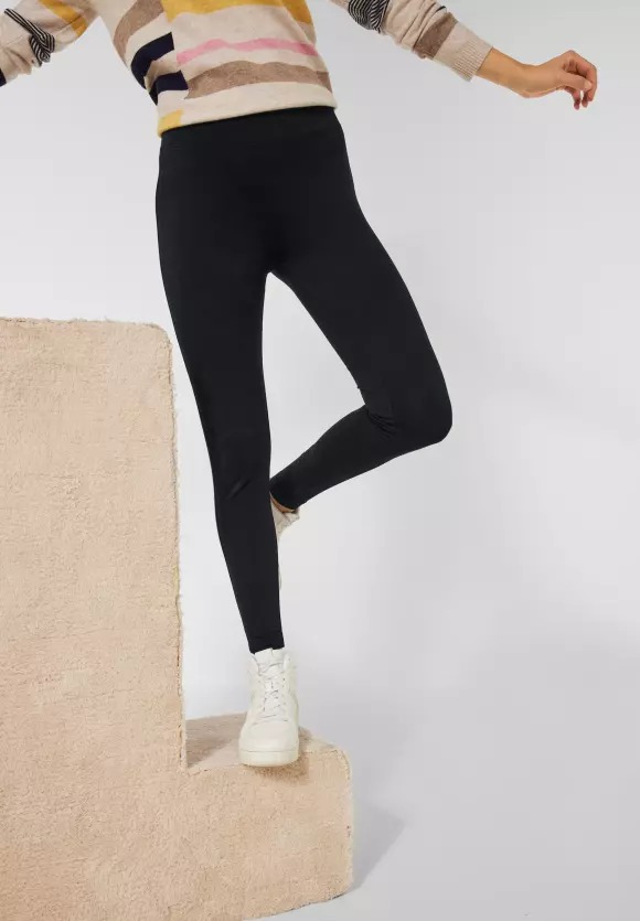 NOS Leggings 68cm Leg Length 7 - Black - Cecil