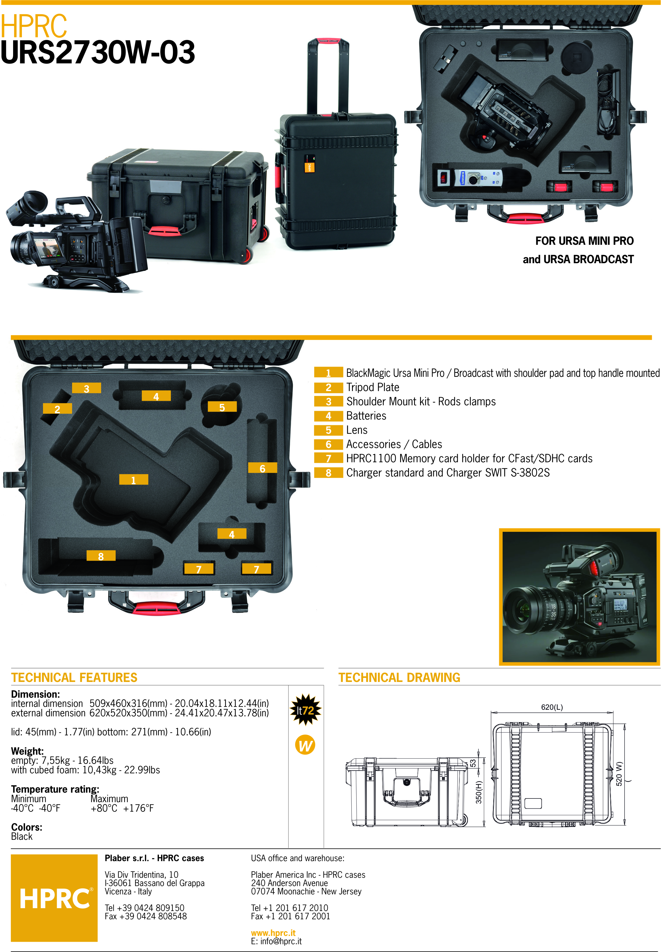 Hardcase - Blackmagic Ursa Mini Pro + Ursa Broadcast - 4