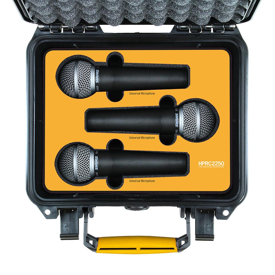 HPRC2250 - Mikrofon case universal 6st - 2