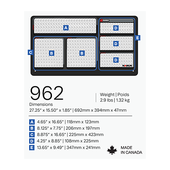 Lid organizer - Nanuk 962