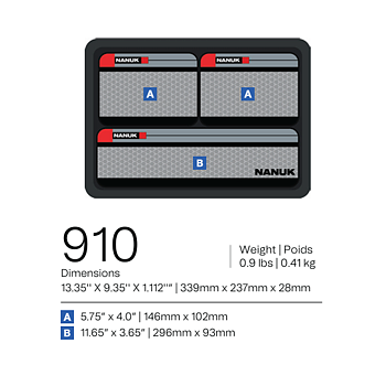 Lid organizer - Nanuk 910