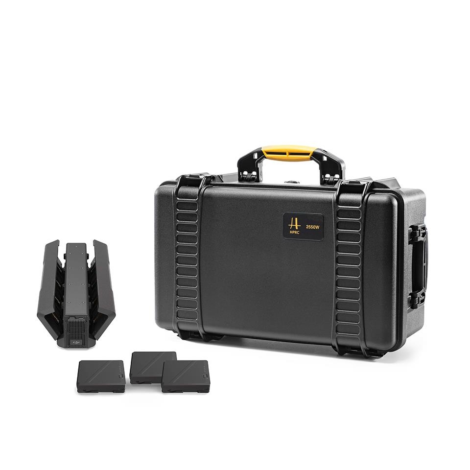HPRC 2550W – DJI Inspire 3 TB51 / WB37-batterier och laddningshubb