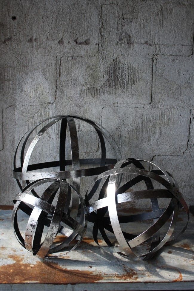 Klot S/3 50,40,30 antiq silver