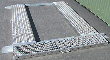 Gravplank aluminium, gavel - 2