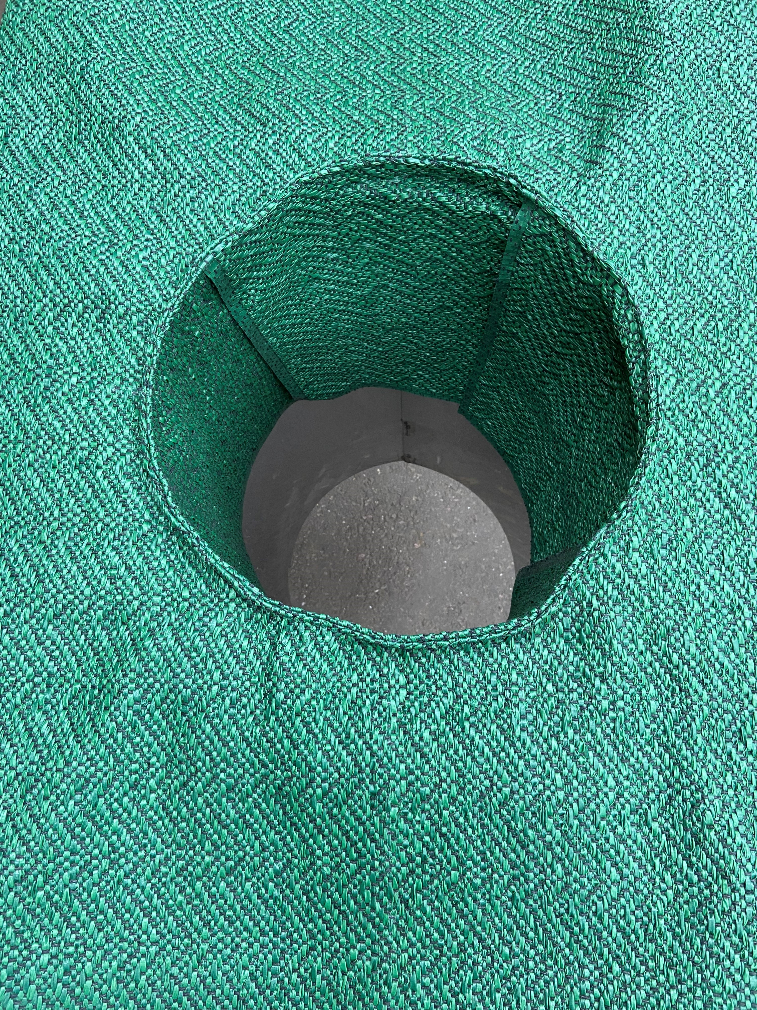 Urngravklädsel - 90x90 cm, runt hål diameter 30 cm, Grön - 2