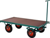 Transportvagn med broms,  1x2 meter. - 2