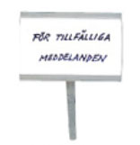 Skylt för tillfälliga meddelanden - 2
