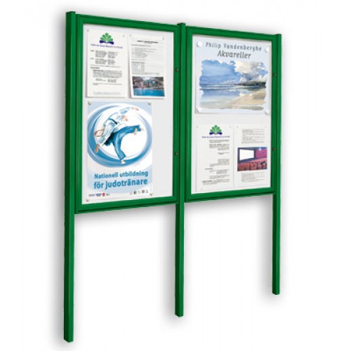 Classic informationstavla lackad ram Plexichocglas 830 x 980 - 2