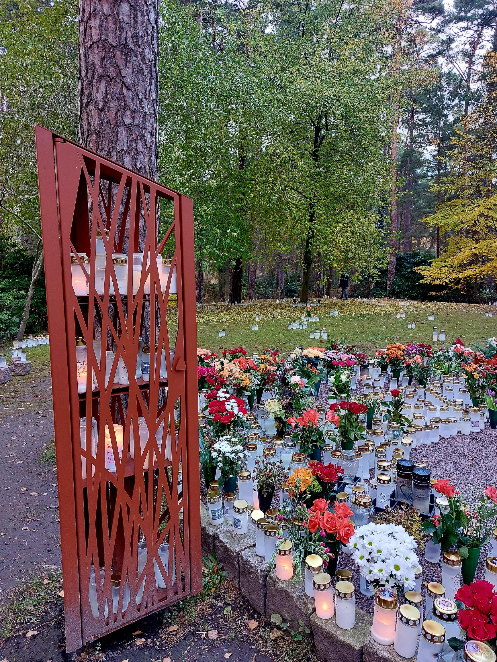 Ljusskåp Strå Corten - 4