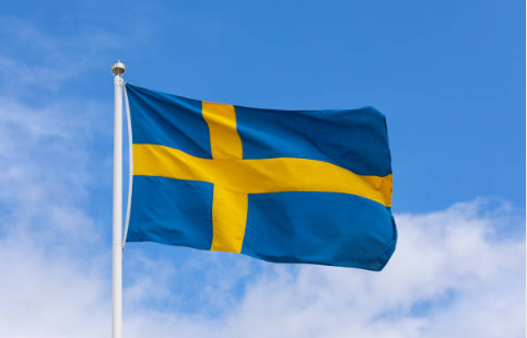 Flagga Sverige 450 cm, till flaggstång längd 17-18 m